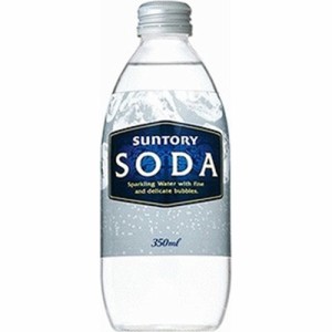 サントリーフーズ ソーダ 瓶３５０ｍｌ ×24 【全国送料無料】(一部地域除く)