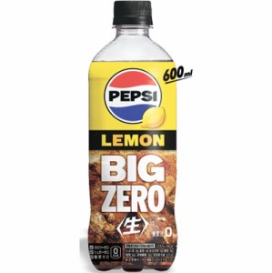 ペプシ ＜生＞ＢＩＧＺＥＲＯＬＥＭＯＮＰ６００ｍｌ  ×24