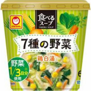 マルちゃん 食べるスープ ７種の野菜鶏白湯  ×6