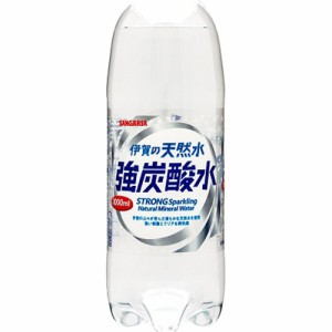 サンガリア 伊賀の天然水強炭酸水Ｐ１０００ｍｌ   ×12