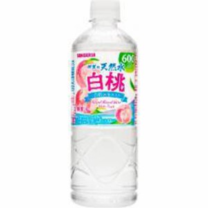 サンガリア 伊賀の天然水白桃 Ｐ６００ｍｌ ×24