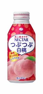 不二家 ネクター つぶつぶ白桃Ｂ缶３８０ｇ ×24