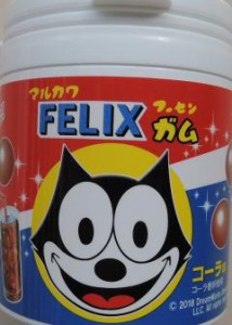 丸川製菓 フィリックスボトルガム コーラ味１３０ｇ ×48