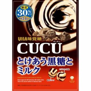 味覚糖 ＣＵＣＵ とけあう黒糖とミルク８０ｇ  ×6