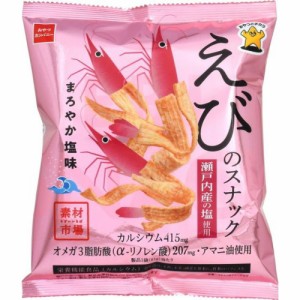 おやつカンパニー 素材市場えびのスナック塩味 ６１ｇ  ×12