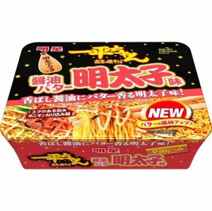 明星 一平ちゃん夜店の焼そば 醤油バター明太子味 ×12