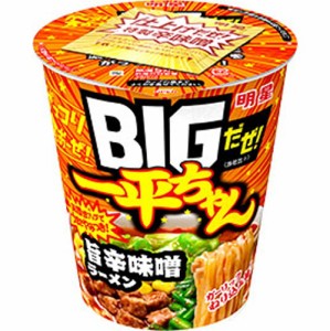 明星 ＢＩＧだぜ！一平ちゃん 旨辛味噌ラーメン  ×12