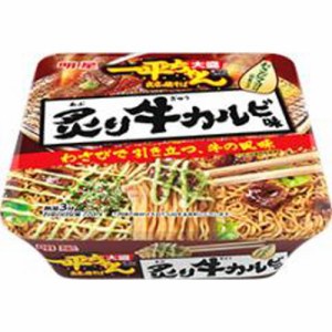 明星 一平ちゃん夜店の焼そば 大盛炙り牛カルビ味  ×12