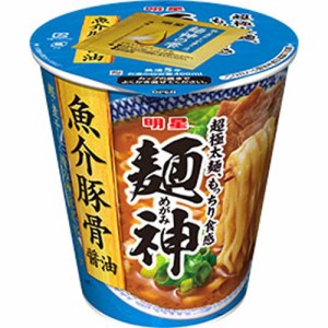 明星 麺神カップ 魚介豚骨醤油 ×12