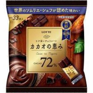 ロッテ カカオの恵みシェアパック１３１ｇ ×18