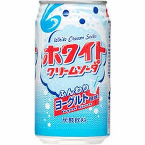 富永貿易 ホワイトクリームソーダ ３５０ｍｌ ×24