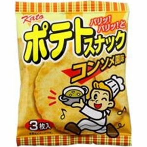 やおきん ポテトスナック コンソメ風味３枚  ×20