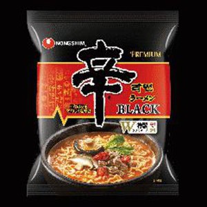 農心 辛ラーメンＢＬＡＣＫ 袋  ×40