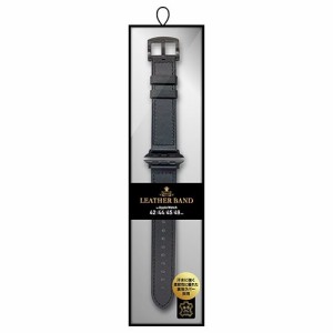 エアージェイ AWB-4BK Apple Watch本革ベルト BK (AWB4BK)