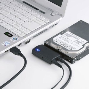 サンワサプライ 【送料無料】USB-CVIDE3 SATA-USB3.0変換ケーブル (USBCVIDE3)