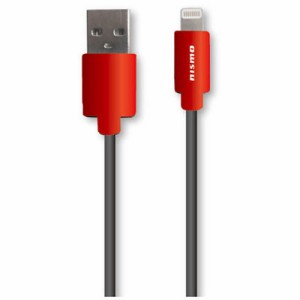 nismo(ニスモ/ニッサン) NMUJ-LP1/RD 【COLOR RED】NISMO CHARGE & SYNC USB CABLE FOR IPHONE レッド (NMUJLP1/RD)