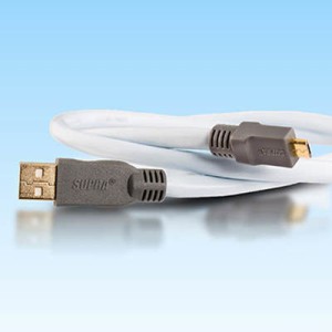 SUPRA USB2.0MicroB/1.0 1.0m 高品質High Speed対応USBケーブル