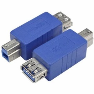 【納期目安：１週間】変換名人 【送料無料】USB3AB-BA 【メール便での発送商品】変換プラグ USB3.0 A(メス)-B(オス) (USB3ABBA)