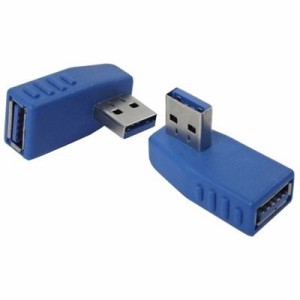 【納期目安：１週間】変換名人 【送料無料】USB3A-RL 【メール便での発送商品】変換プラグ USB3.0 A右L型 (USB3ARL)