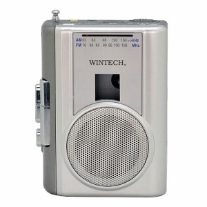 【納期目安：１週間】WINTECH 【送料無料】PCT-02RM WNTECH AM/FMラジオ付テープレコーダー (PCT02RM)