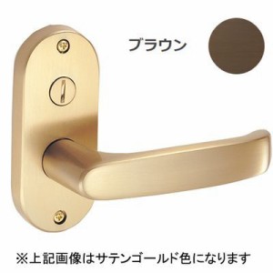 川口技研 【送料無料】0004-00366 室内用 レバータイプ ハンドル錠 JL-24-3K-Br ブラウン色 B/S50mm (000400366)