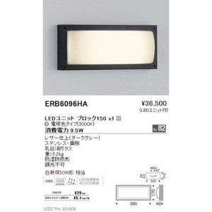 遠藤照明 【送料無料】ERB6096HA アウトドア ブラケット〈LEDユニット付〉