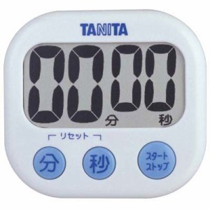 【納期目安：１週間】タニタ TD-384-WH 【メール便での発送商品】 でか見えタイマー 100分計 (ホワイト) (TD384WH)