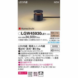 パナソニック 【送料無料】LGW45930LE1 エクステリアライト