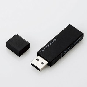 エレコム MF-MSU2B32GBK 【メール便での発送】USBメモリ USB2.0 キャップ式 暗号化セキュリティ パスワード自動認証機能 1年保証 (MFMSU2