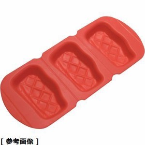 TKG (Total Kitchen Goods) BSL3101 【メール便での発送商品】ソフト食シリコン型 肉型(AN-R レッド)