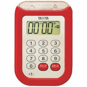 タニタ 【送料無料】BTI6201 大音量タイマー100分計(TD-377RD レッド)