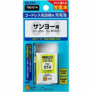 ELPA TSC-014 【メール便での発送商品】 電話用バッテリースタンダードタイプ (TSC014)