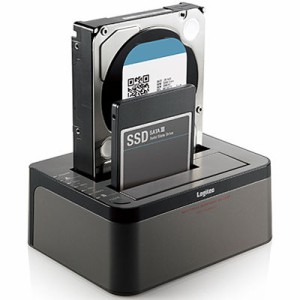 エレコム 【送料無料】LGB-2BDPU3ES HDDケース/3.5インチHDD&2.5インチHDD+SSD/2Bay/Duplicator/USB3.0/ソフト付/エラースキップ機能付 (