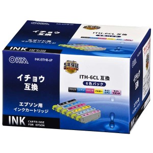 オーム電機 INK-EITHB-6P エプソン イチョウ ITH-6CL互換インク(6色パック) (INKEITHB6P)