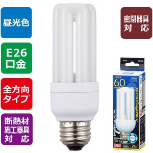 オーム電機 LDF7D-G-E26 LED電球 D形(60形相当/853lm/昼光色/E26/全方向配光280°/密閉形器具対応/断熱材施工器具対応) (LDF7DGE26)