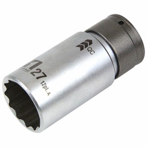 ミツトモ製作所 4976463198102 QCソケット27mm-12角 (IM4W27-12K)