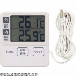 ドリテック BST6801 室内・室外温度計(O-285)