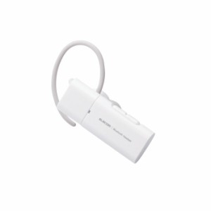 エレコム LBT-HSC10MPWH ヘッドセット Bluetooth ワイヤレスイヤホン 連続通話最大5時間 充電2時間 USB Type-C端子 片耳 左右耳兼用 イヤ