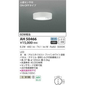 【納期目安：１週間】コイズミ 【送料無料】AH50466 LEDシーリング