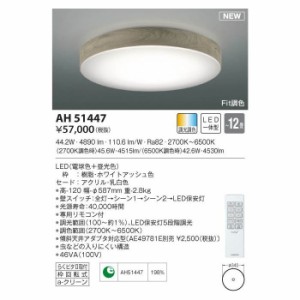 【納期目安：１週間】コイズミ 【送料無料】AH51447 LEDシーリング