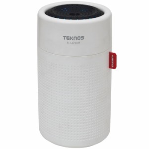 TEKNOS 【送料無料】EL-C075UW USB充電式円筒形超音波加湿器 0.75L(ホワイト) (ELC075UW)