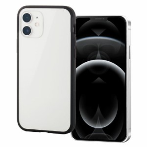 エレコム PM-A20BTS3CR iPhone12 iPhone12Pro ケース カバー 耐衝撃 360度保護 薄型 軽量 ガラスフィルム付属 クリア (PMA20BTS3CR)