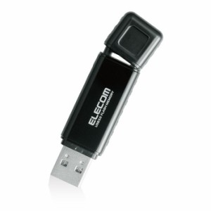 エレコム 【送料無料】MF-HSU3A128GBK 【メール便での発送商品】USBメモリ 128GB USB3.0 ブラック セキュリティ ソフト付き 1年 保証 PAS