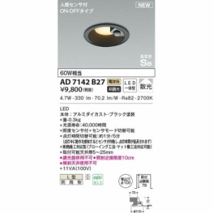 【納期目安：１週間】コイズミ 【送料無料】AD7142B27 LED防雨ダウン