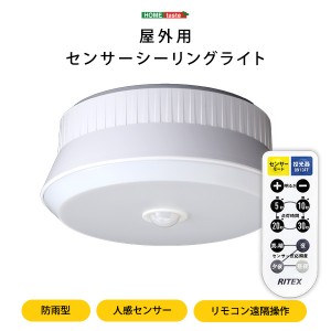 ホームテイスト SH-17-ML07-TU 屋外用センサーシーリングライト (通常販売分) (SH17ML07TU)