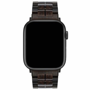 【納期目安：１週間】VOWOOD 【送料無料】VW74036AWCP 天然木バンド for Apple Watch アップルウォッチ 45/44/42mm 黒檀