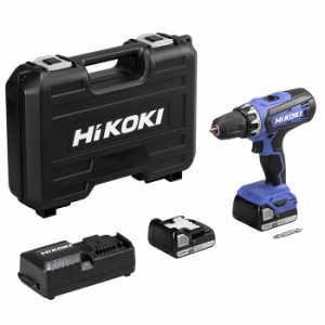 HiKOKI（日立工機） 【送料無料】FDS14DF(2BG) 14.4V コードレス ドライバドリル 【2.0Ah 蓄電池×2個付】【急速充電器付】 【ケース付】