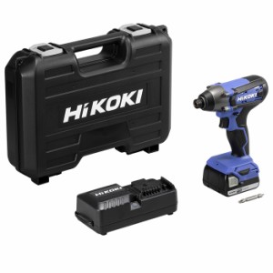 HiKOKI（日立工機） 【送料無料】FWH14DF(BG) 14.4V コードレス インパクトドライバ 2.0Ah 蓄電池×1個 充電器 ケース付 ［KH01］