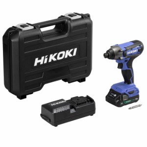 HiKOKI（日立工機） 【送料無料】FWH18DF(BG) 18V コードレス インパクトドライバ 高トルクタイプ 2.0Ah 蓄電池×1個 充電器 ケース付 ［