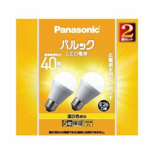 パナソニック LDA4WWGK42T LED電球 4.4W 2個セット(温白色相当) ＜NEW＞「シリカ電球と同じサイズ」